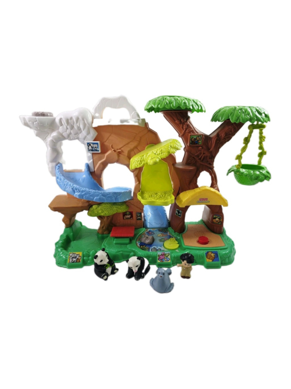 Fisher Price Little People Zoo Talkers Animal Sounds Safari Treehouse Playset